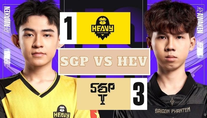 Kết quả trận HEV vs SGP